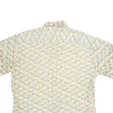 VIA VENETO Mens Shirt Yellow 90s Check L