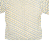 VIA VENETO Mens Shirt Yellow 90s Check L