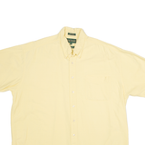 HILL & ARCHER Oxford Mens Plain Shirt Yellow XL