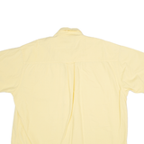 HILL & ARCHER Oxford Mens Plain Shirt Yellow XL