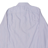 BANANA REPUBLIC Mens Shirt Blue 90s Striped Long Sleeve M