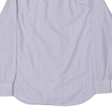 BANANA REPUBLIC Mens Shirt Blue 90s Striped Long Sleeve M