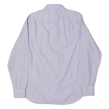 BANANA REPUBLIC Mens Shirt Blue 90s Striped Long Sleeve M