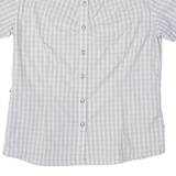THE NORTH FACE Mesh Lined Womens Shirt Cream Check M