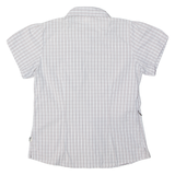 THE NORTH FACE Mesh Lined Womens Shirt Cream Check M