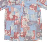 EASY LINE Mens Shirt Blue Crazy Pattern L