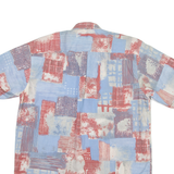 EASY LINE Mens Shirt Blue Crazy Pattern L