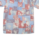 EASY LINE Mens Shirt Blue Crazy Pattern L