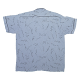 AMIGO Mens Shirt Blue Floral XL