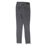 LEVI'S 721 High Rise Womens Jeans Grey Regular Skinny W25 L29