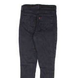 LEVI'S Retro High Womens Jeans Black Regular Skinny W27 L29