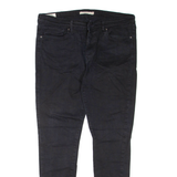 LEVI'S 711 Womens Jeans Black Regular Skinny W31 L29