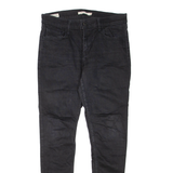LEVI'S 710 Womens Jeans Black Regular Skinny W30 L30