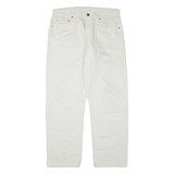 LEVI'S 618 02 Womens Jeans White Regular Straight W36 L30