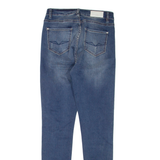 DIESEL Distressed Womens Jeans Blue Regular Skinny Stone Wash W29 L32