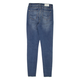 DIESEL Distressed Womens Jeans Blue Regular Skinny Stone Wash W29 L32