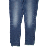 LEVI'S Demi Curve Womens Jeans Blue Regular Skinny Stone Wash W29 L30