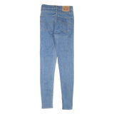 LEVI'S Mile High Womens Jeans Blue Regular Skinny W25 L30