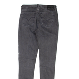 LEVI'S 710 Womens Jeans Grey Regular Skinny W28 L30