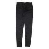 LEVI'S 710 Womens Jeans Black Regular Skinny W29 L32