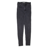 LEVI'S Mile High Womens Jeans Black Regular Skinny W26 L32