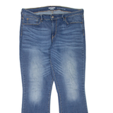 LEVI'S Denizen Womens Jeans Blue Regular Bootcut Stone Wash W33 L32