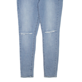 LEVI'S 710 Distressed Womens Jeans Blue Regular Skinny W32 L32