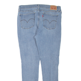 LEVI'S 710 Distressed Womens Jeans Blue Regular Skinny W32 L32