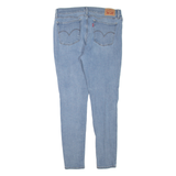 LEVI'S 710 Distressed Womens Jeans Blue Regular Skinny W32 L32