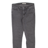 LEVI'S 711 Womens Jeans Grey Regular Skinny W26 L30