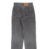 LEVI'S Womens Jeans Grey Regular Straight W24 L28