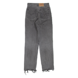 LEVI'S Womens Jeans Grey Regular Straight W24 L28