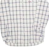 LEE COOPER Mens Shirt Grey Check Long Sleeve S