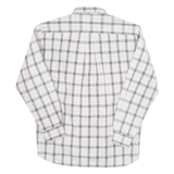 LEE COOPER Mens Shirt Grey Check Long Sleeve S