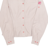 MAMMUT Womens Shirt Grey Check Long Sleeve XS