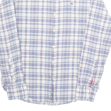 TOMMY HILFIGER Mens Shirt Blue Check Long Sleeve L