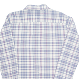 TOMMY HILFIGER Mens Shirt Blue Check Long Sleeve L