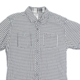 TOMMY HILFIGER Mens Shirt Black Check M