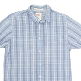 LEVI'S Mens Shirt Blue Check L
