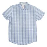 LEVI'S Mens Shirt Blue Check L