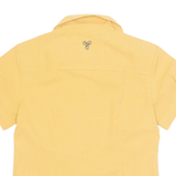 JACK WOLFSKIN Womens Shirt Yellow Check UK 12