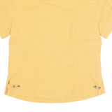 JACK WOLFSKIN Womens Shirt Yellow Check UK 12