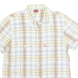 LEVI'S RED TAB Mens Shirt Blue Check L