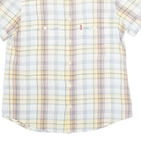 LEVI'S RED TAB Mens Shirt Blue Check L