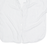 Womens Shirt White Striped 3/4 Sleeve L