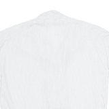 Womens Shirt White Striped 3/4 Sleeve L