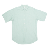 NEW TASTE Mens Plain Shirt Green M
