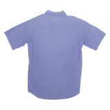 COLUMBIA Mens Plain Shirt Blue Nylon S