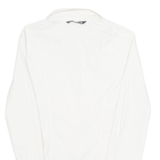 ALLSPORTS Mens Plain Shirt White Long Sleeve M