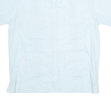 Mens Plain Shirt Blue XL